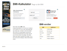 Tablet Screenshot of bmi-kalkulator.no